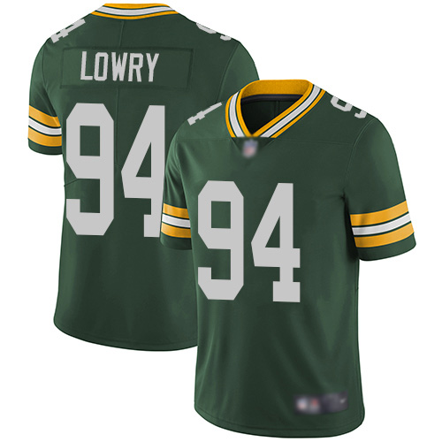 Green Bay Packers Limited Green Men 94 Lowry Dean Home Jersey Nike NFL Vapor Untouchable
